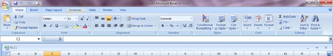 Ms Excel Ribbon